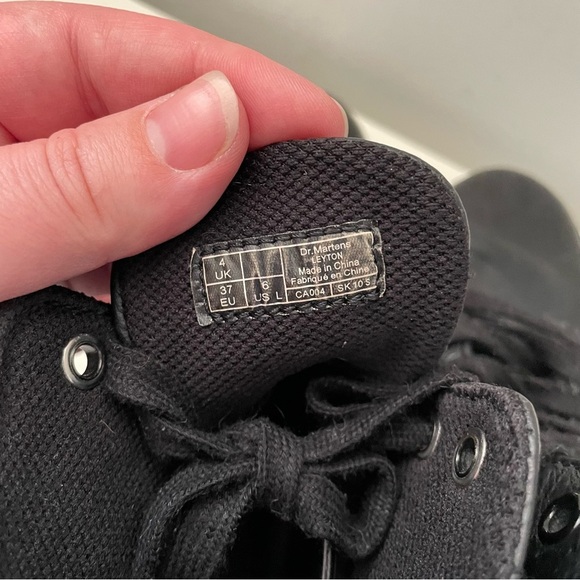 Dr. Martens Women's Leyton Leather Lace Up Boots Size 6 - Picture 6 of 7